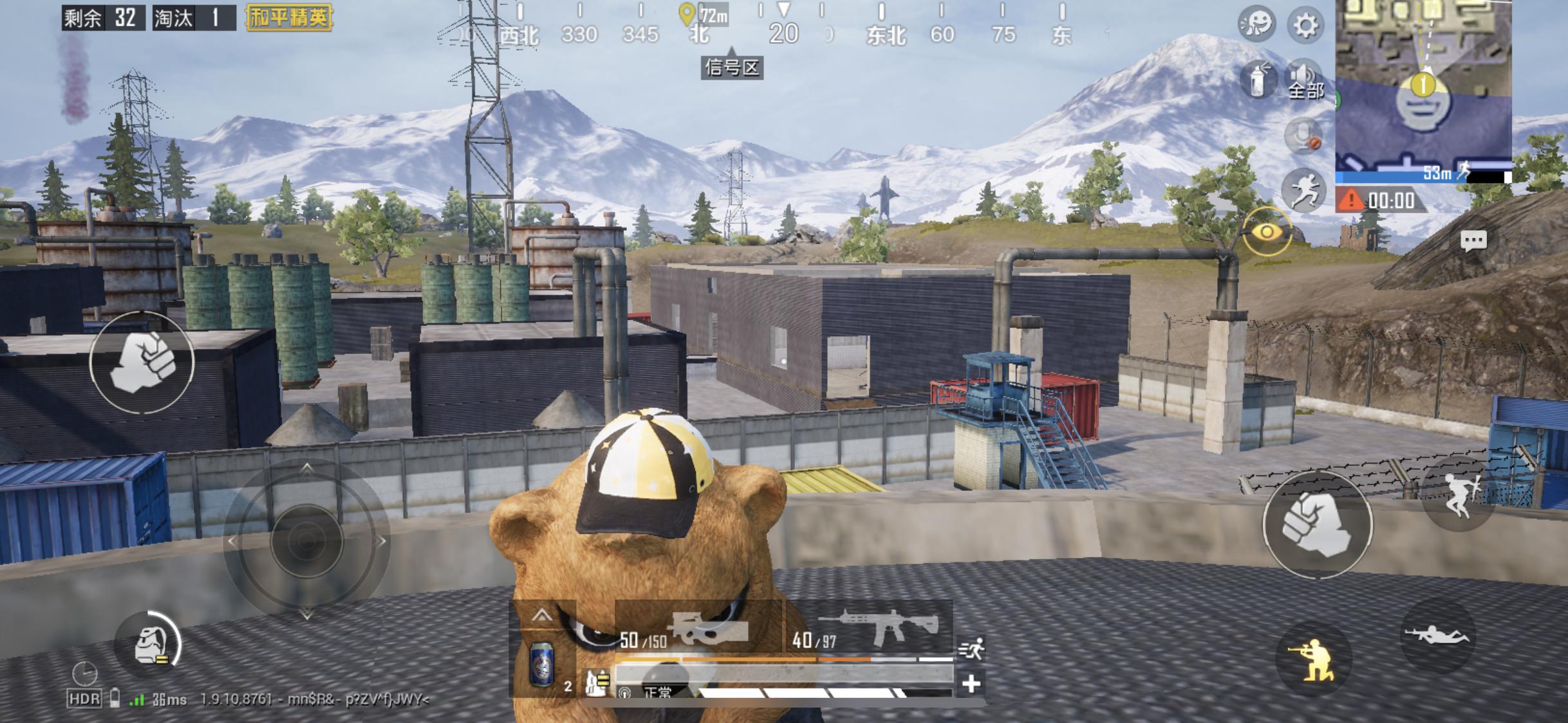 和平精英山谷地图新玩法，能苟能刚能看景