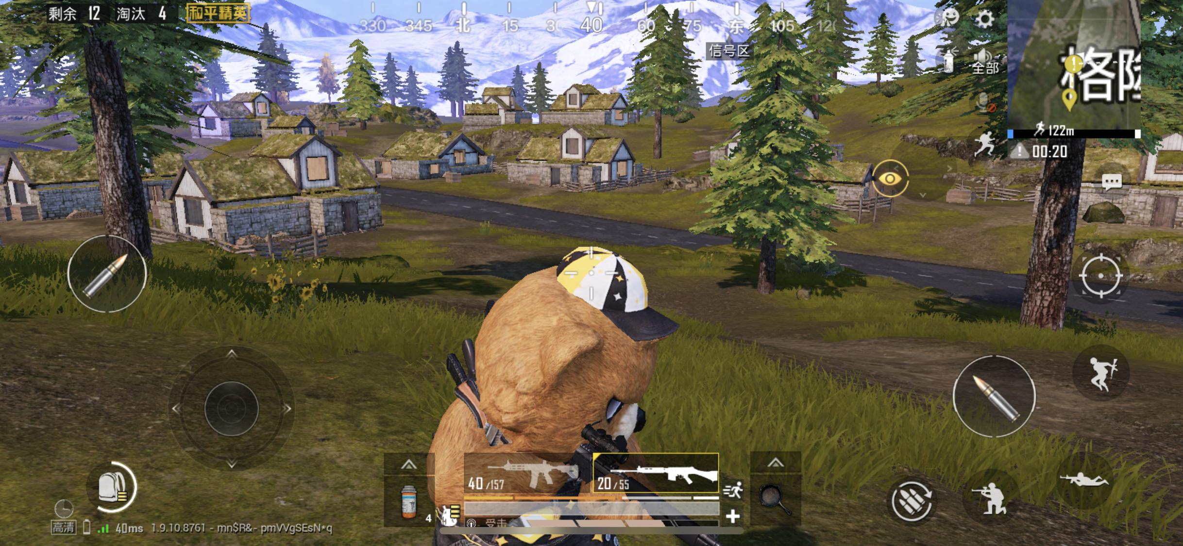 和平精英山谷地图新玩法，能苟能刚能看景