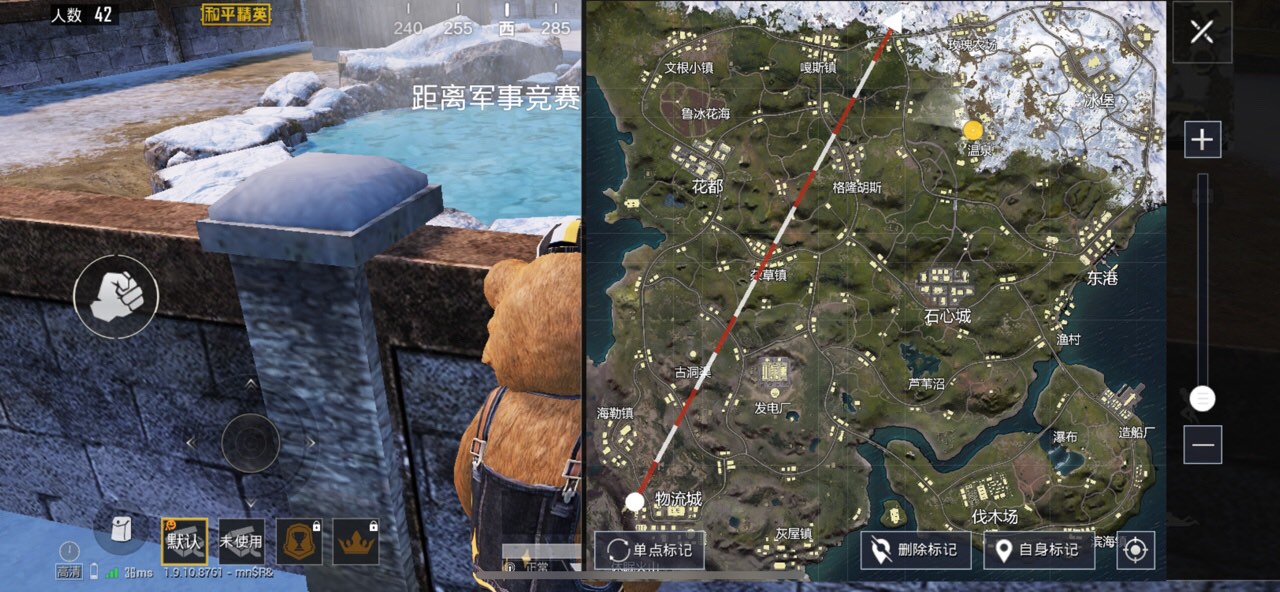 和平精英山谷地图新玩法，能苟能刚能看景