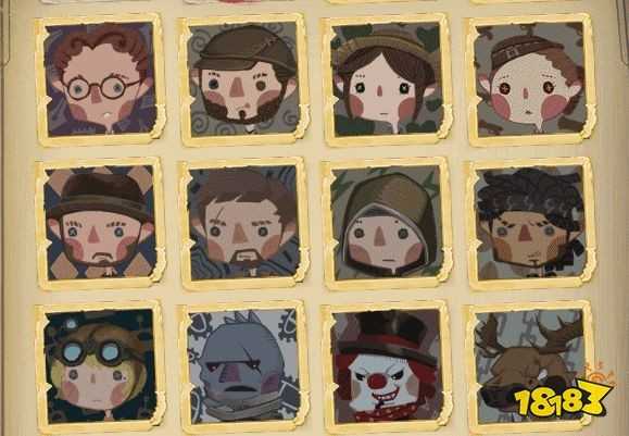 第五人格游戏人物头像一览，这么多人物你喜欢哪个