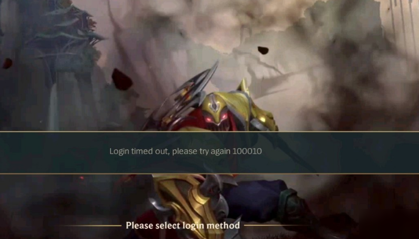 LOL英雄联盟手游login timed out,please try again 100010解决方法一览