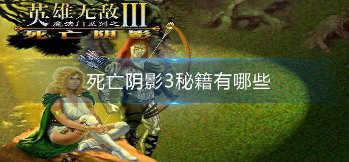 死亡阴影3秘籍有哪些