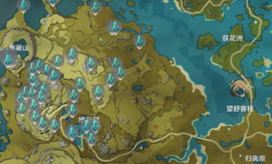 2023原神水晶块分布地点 2023原神水晶块分布地点