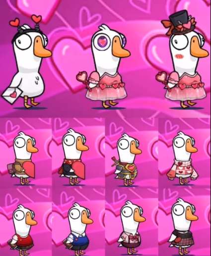 鹅鸭杀情人节新皮肤一览 鹅鸭杀情人节新皮肤有哪些