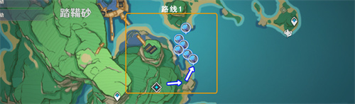 原神海灵芝采集路线图-海灵芝采集分布图 原神海灵芝采集分布图