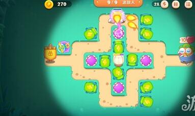 保卫萝卜4第38关怎么过-第38关攻略图解 保卫萝卜4第38关怎么过-第38关攻略图解