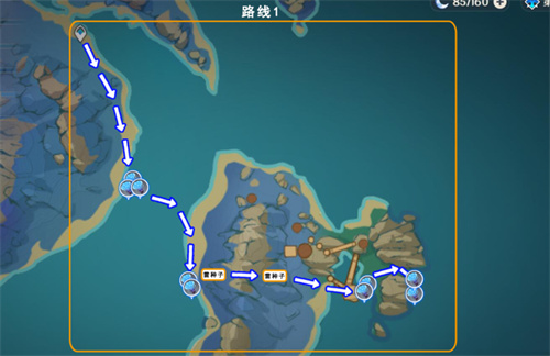 原神海灵芝采集路线图-海灵芝采集分布图 原神海灵芝采集路线图