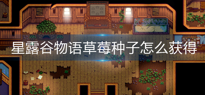星露谷物语草莓种子怎么获得-草莓种子获得方法 星露谷物语草莓种子怎么获得-草莓种子获得方法