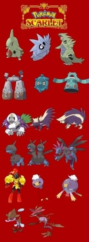 宝可梦朱紫准神有哪些-准神图片大全