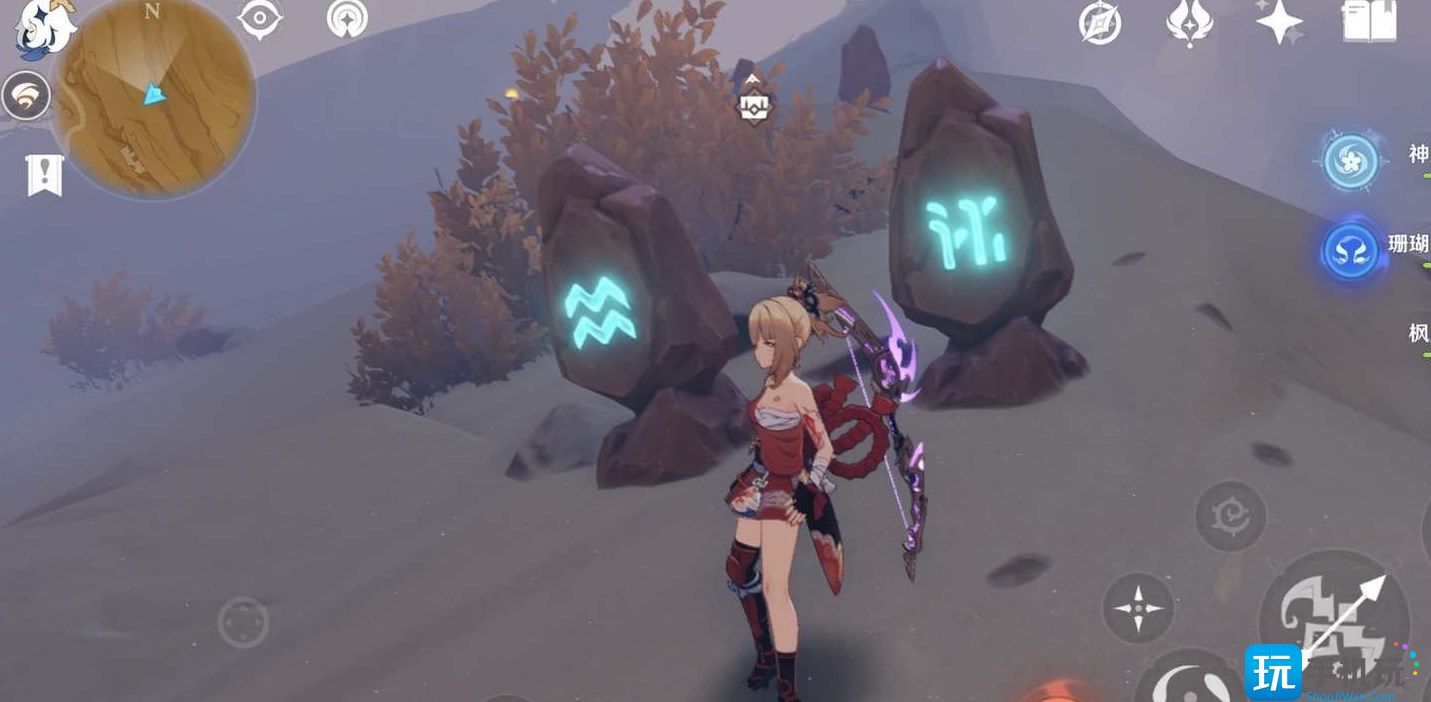 巨人峡谷四个石碑解谜通关流程