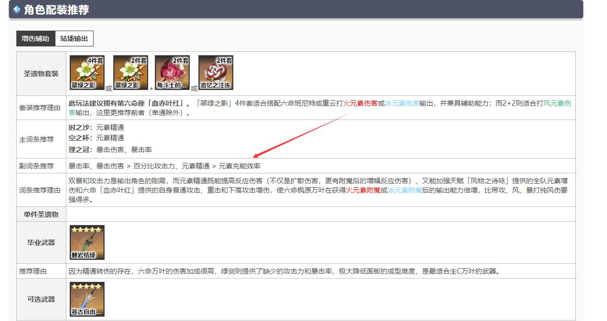 暴击头精通头分析攻略 原神万叶暴击头还是精通头