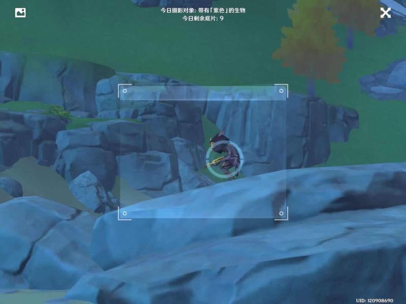 《原神手游》带有紫色的生物在哪拍 福至五彩紫色的生物位置分享