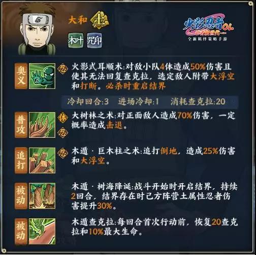 火影忍者OL新忍者大和技能是什么_火影忍者ol手游大和技能介绍 火影忍者OL新忍者大和技能是什么_火影忍者ol手游大和技能介绍